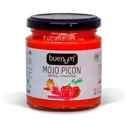Canarian Spicy Red Mojo Picon Buenum 250ml 100% Natural