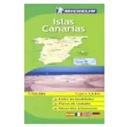 Landkarte Kanarischen Inseln. Michelin