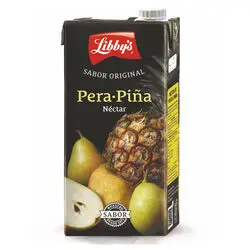 Libbys Pear-Pineappe Juice Brick 1 Liter