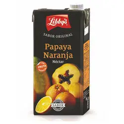 Zumo Libbys Papaya-Naranja Brick 1 Litro