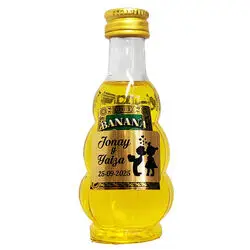 Banana Liqueur Arehucas Mini bottle - Free Customized