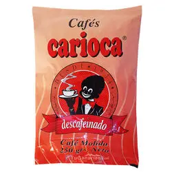 Cafe Carioca Descafeinado Molido 250g